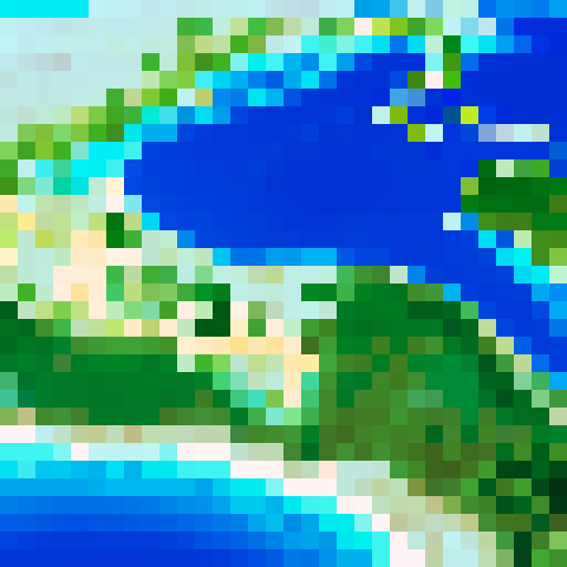 A picture of the Earth with a view of the Pacific Ocean near Japan 