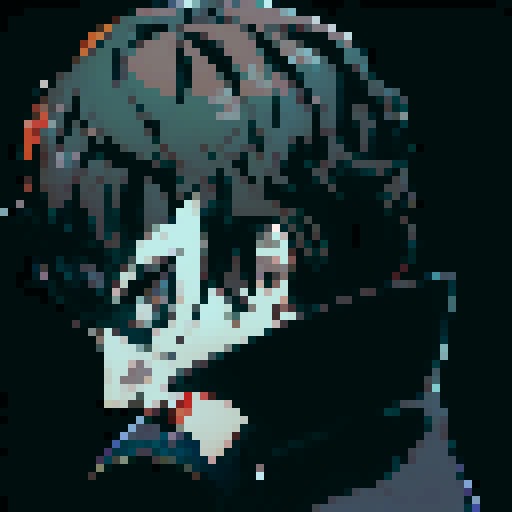 Joker persona 5 head portrait
