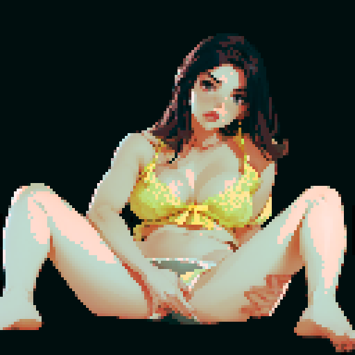 sexy girl in underwear fingering herself