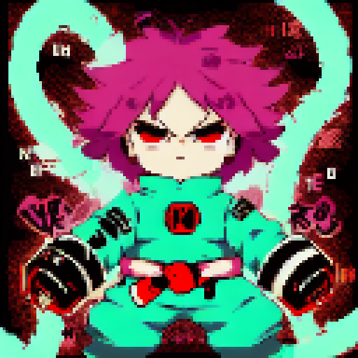 Shadowy rogue lurking in the neon-lit alleyway, sporting Yo-Hokki Style clothing and wielding a blade, ready to strike at any moment.