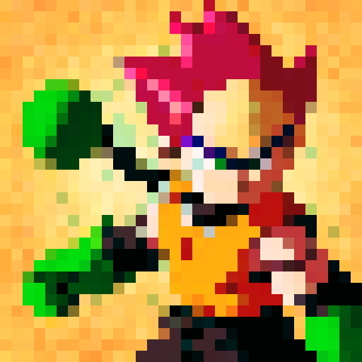 Create a character from DragonBall Z but in a TMNT Shredders Revenge style.