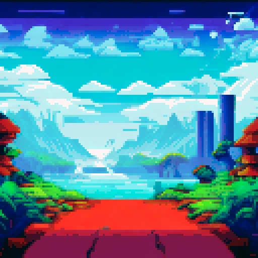 pixel art, retro consoles, computers, monitors, dark background
