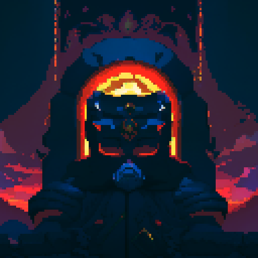 Chest with shimmering gold, vibrant colors, intricate details, pixel art, sRGB