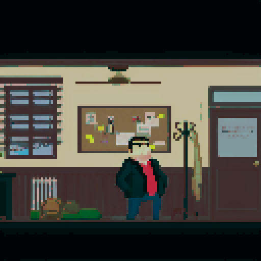 Office of a private detective.