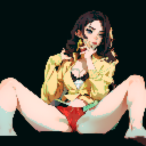 sexy girl in underwear fingering herself
