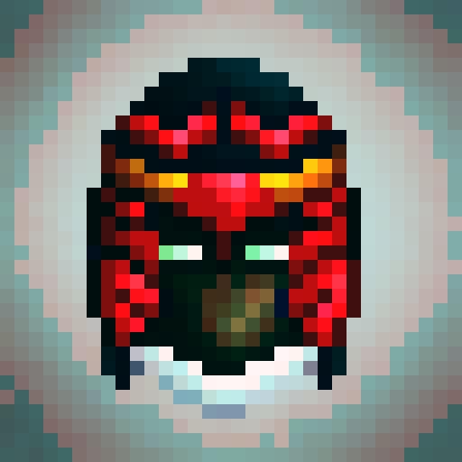 night black assassin helmet, red eyes