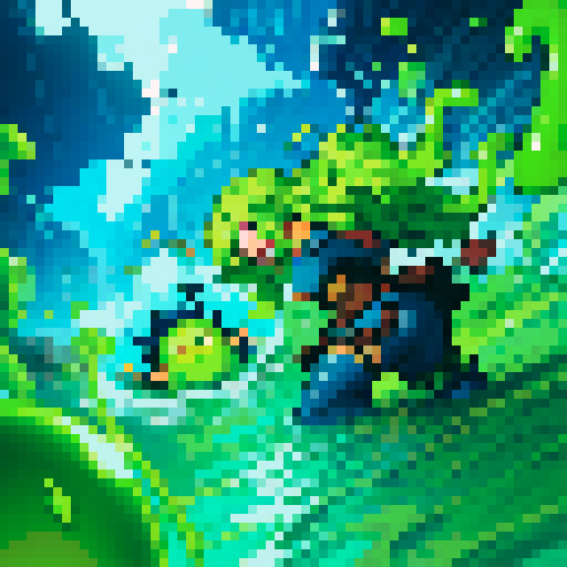 tidal wave of thick slime, thick gooy slime, heroes drowning in slime, slime surrounding heroes, heroes sinking into slime