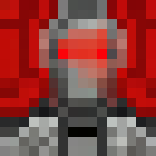 Skull, no shading, only use four colors, evil vibe