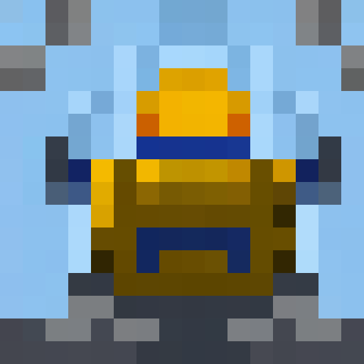 Pixelated Pikachu jumps joyfully in a lush green field with a clear blue sky and white fluffy clouds above.