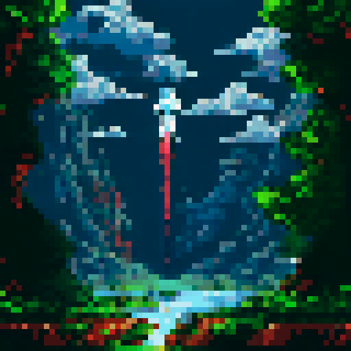 Rocket departing planet