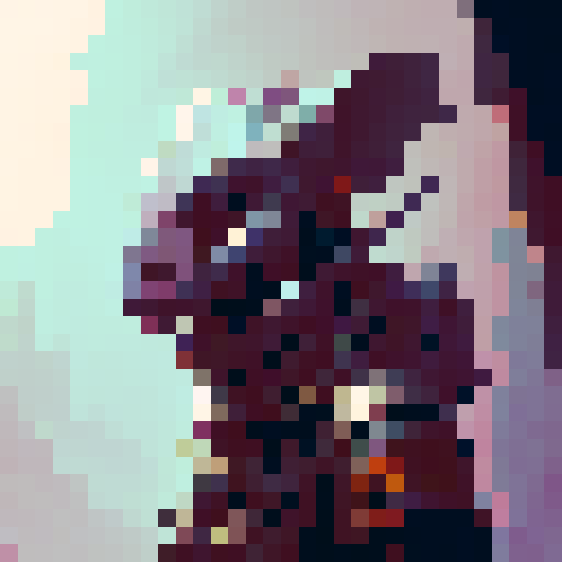 knight rat on all fours, side profile, white background 