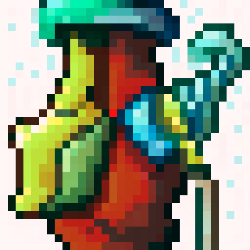 skill icon, thors hammer, flames, game icon, 32x32 pixel art, sRGB, skill art, close up, portrait