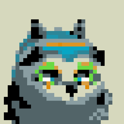 wolf avatar, portrait, glowing eyes