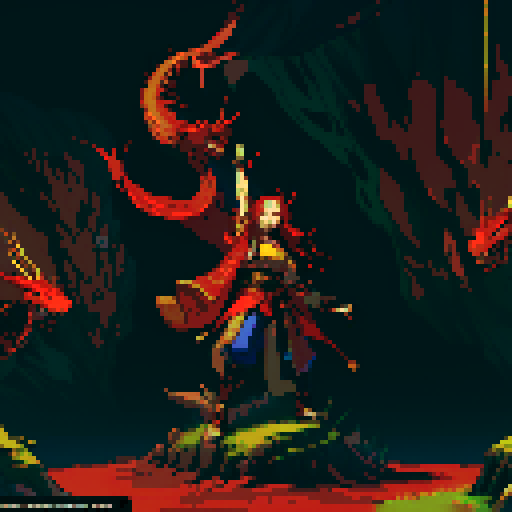 red dragon, cavern, pile of gold