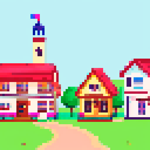 Small town background