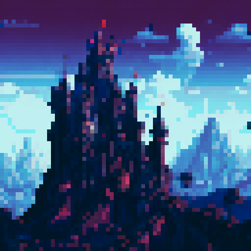 Dark mid evil themed castles