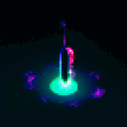 spaceship, sideview, vibrant galaxy, swirling nebulas, twinkling stars, pixel art, srgb