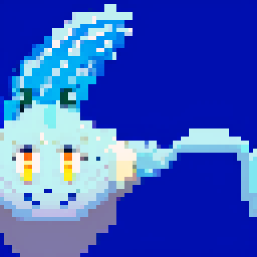 water Leaper face light background