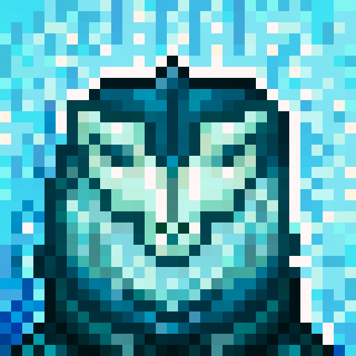 wolf avatar, portrait, glowing eyes