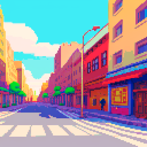 urban street side scroller