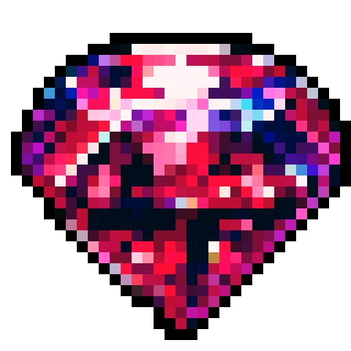 a red ruby gem