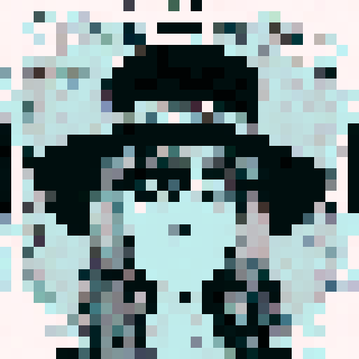 Manga female with hat