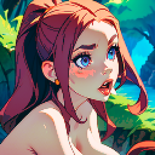 sexy naked woman, giving blowjob, porn