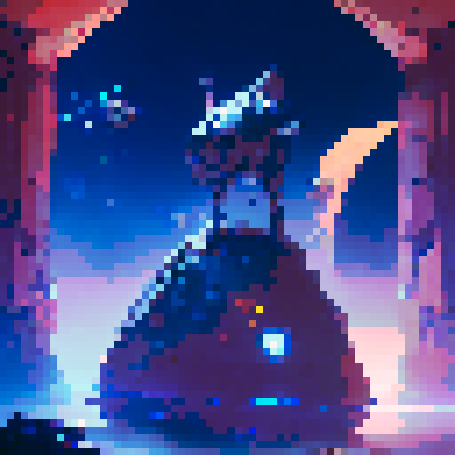 Battle in spaceship, robot who shoots lasers, brave female swordsman wielding lightsaber, epic battle, RPG