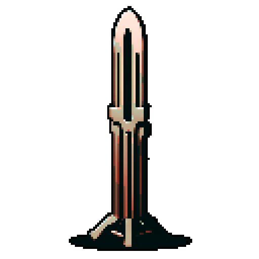 I want a tall vertical copper structure reminiscent of a organ pipe. It should have strange mechanical details that could interlock with each other. I also want this object usable an asset in a videogame, meaning only one object per image, outlined with a strong black stroke, on a solid-color background.