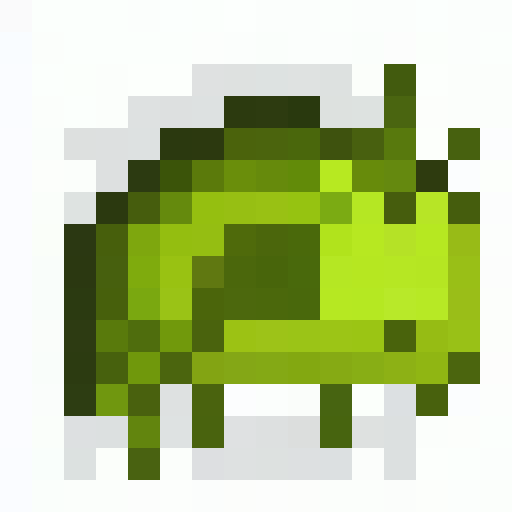 green, cute, stegosaurus, game icon, 16x16, pixel art, close up, portrait, small head, large plates, spiky tail, friendly expression, green colors