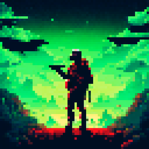 one man figure of a special mission operator with special night vision and thermal goggles. Black outfit with harneses