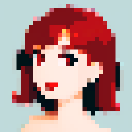 red lipstick, close-up
