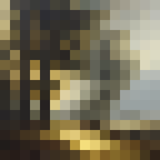 dark forest in a thumderstorm