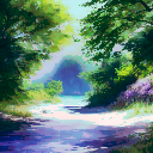 "Watercolor"
"Secluded peninsula of Breeze Bay Island, embraced by verdant forest, with a sweeping backdrop of clear ocean waters; a serene haven of soft white sand and small dunes, inviting barefoot walks along the natural promenade amidst the lush thickets, painted in the delicate strokes of a watercolor."