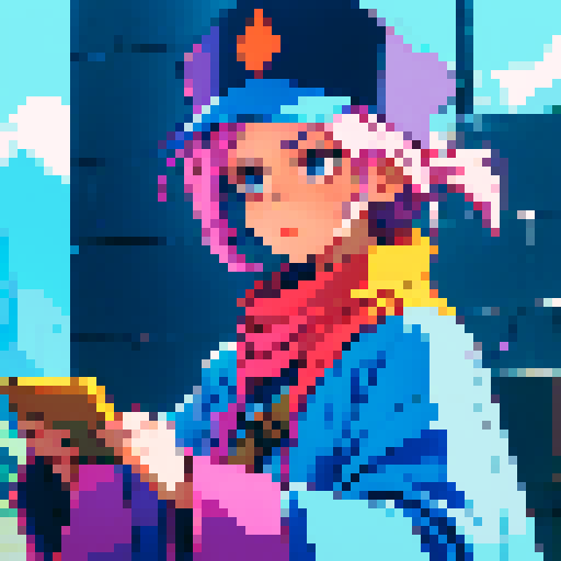 Mages using Casette tape to cast magic, 1980s style, industrial, felt hat, pixelfy