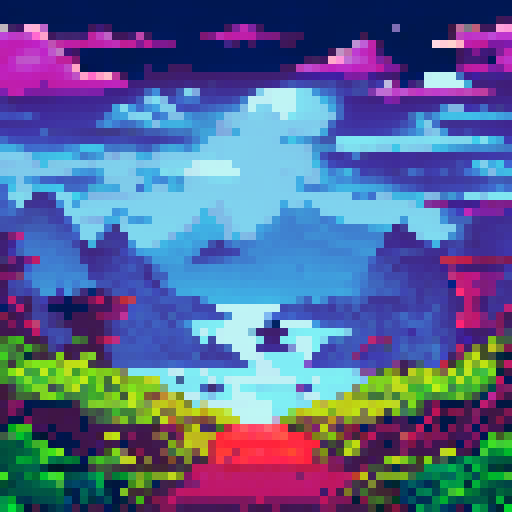 dark pixel space ship scifi border