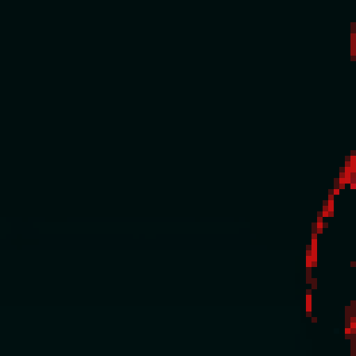 Headbanging heavy metal dude in leather jacket and studded bracelets playing electric guitar amidst a fiery, pixelated landscape with lightning bolts and skulls.