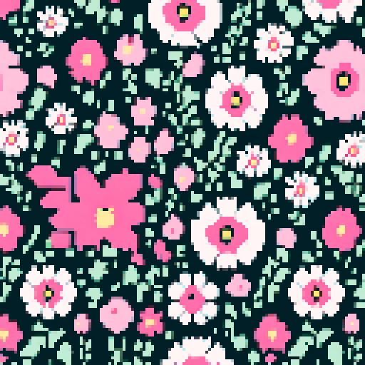 floral fabric pattern by spoonflower white background 