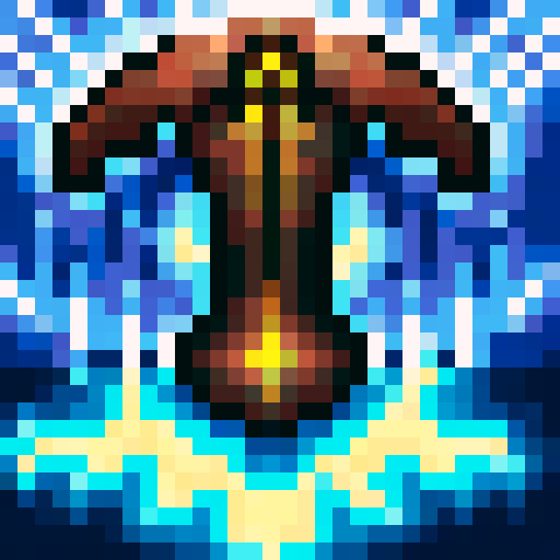 swimming fast, water splashing, determined expression, intense eyes, game icon, 32x32 pixel art, sRGB, skill art, close up, portrait