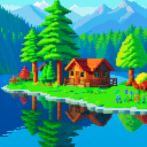 pacific northwest woods and lakeside wilderness