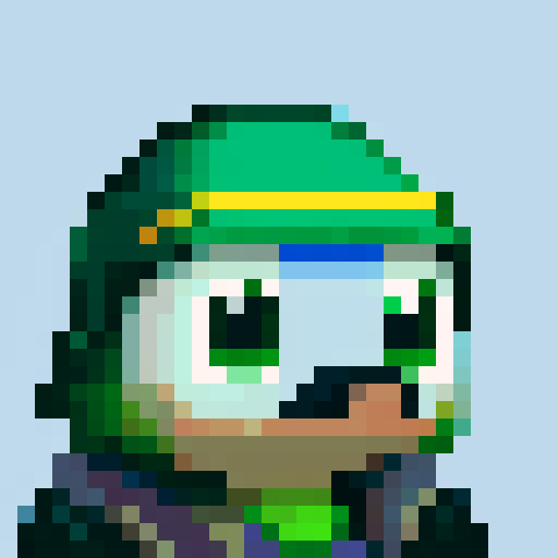 Pepe Avatar, Portrait, Clear, Dark outlines, Glowing eyes