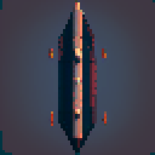 a pure 2d sprite for a space game. a top down view of a triangular spaceship all by itself ,style of the 80s. The spaceship should not have any shadows.