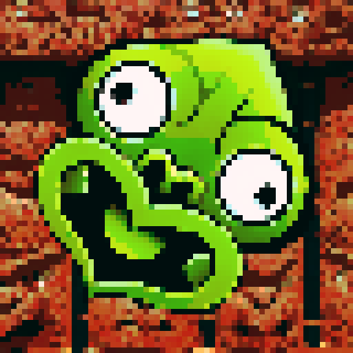 A twisted green Hei Tiki head, wide-eyed and contorted, exuding a mix of mischief and madness, stylized with bold lines and exaggerated features with dark brown māori carving background. 