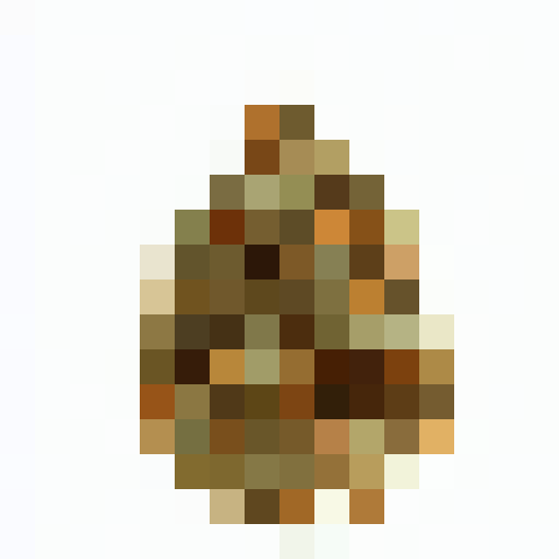 Cannabis nug, close-up, pixel art, 16x16, game icon, portrait