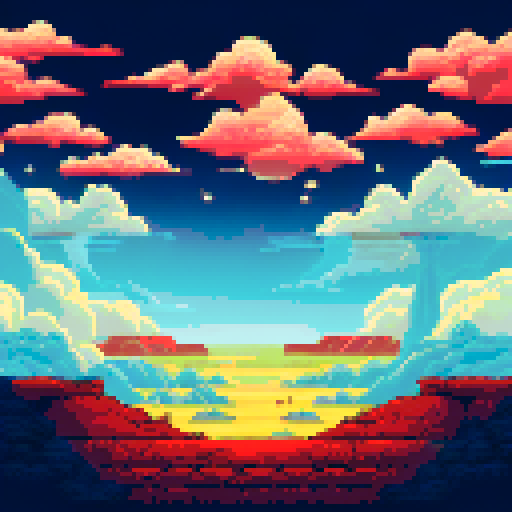 large barren wasteland fields, sRGB, pixel art, background, landscape