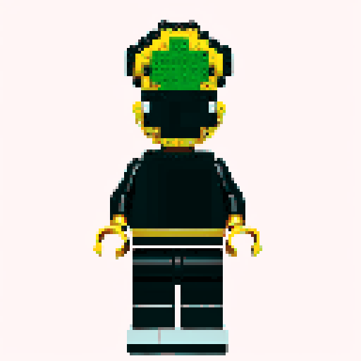 lego pixel gold body color, brick by brick, creating a vibrant pixelated masterpiece, reminiscent of retro video games