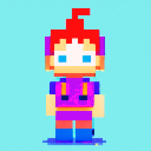 Cartoon soda pop character