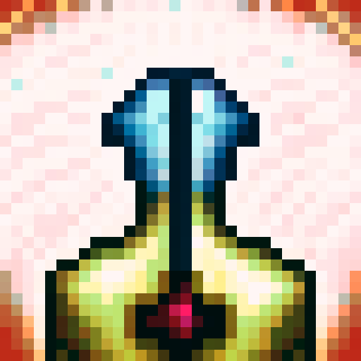 armour, shiny metal, intricate details, game icon, 32x32 pixel art, sRGB, skill art, close up, portrait