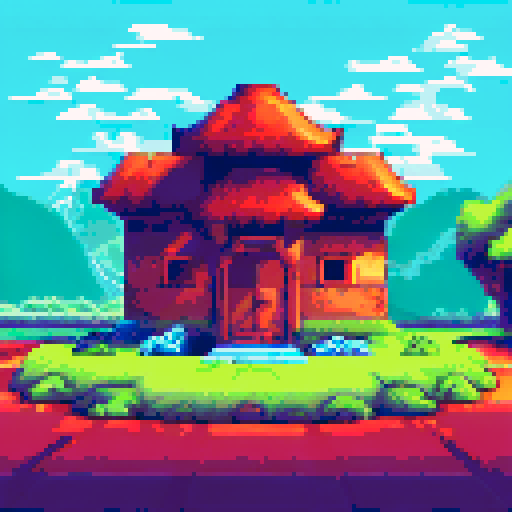 Photorealistic, centered Honada Accord in a three quarter view, right wheel in front, clean background, pixel art style with sRGB colors