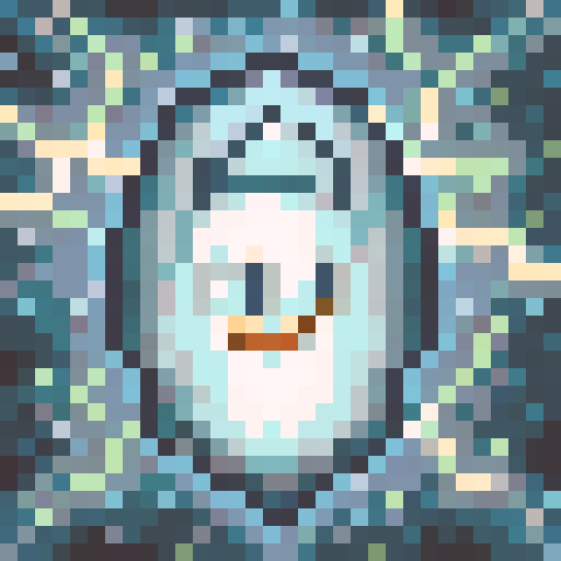 a potato with a hat on his head, small eyes, hands, and mouth